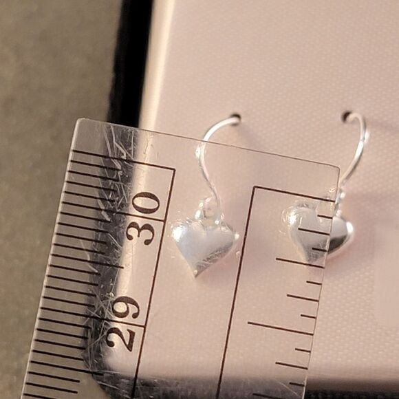 Sterling Inspirational Words Heart Necklace & Drop Earrings Set - Ne… - Picture 8 of 8